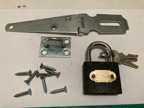 Steel padlock 3 - padlock, w/