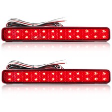 2x Rear Bumper Reflector Tail