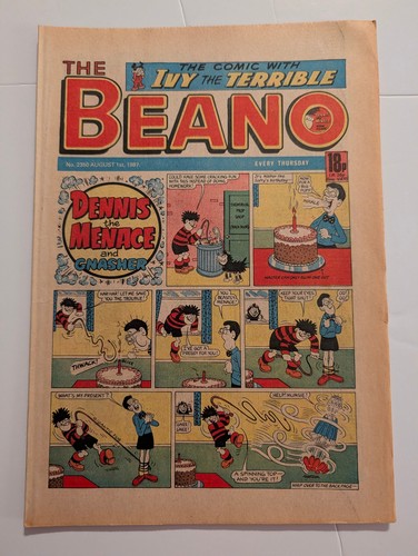 Beano comic 2350 august 1st - beano,