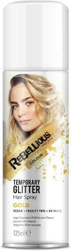 Rebellious glitter hair - rebellious, spray