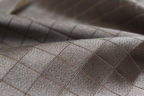 100 silk grey silver - silver, plaid