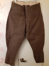 WW1 US AEF Original Wool EM  M1912 Semi-Breeches 36 " waist  * STONE MINT**NOS*