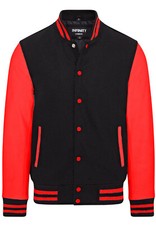 Black Letterman Baseball Wool
