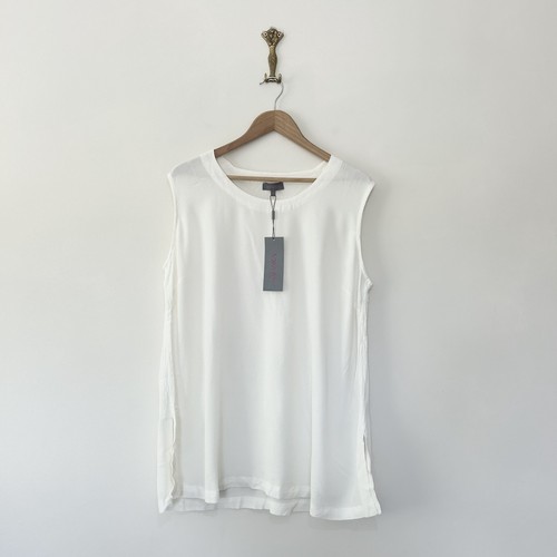 Sahara crepe longline tank - crepe,