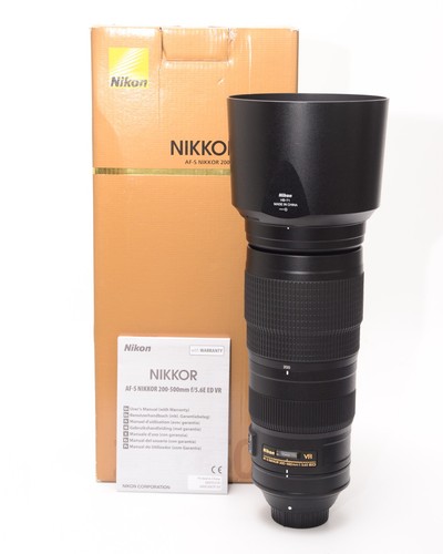 Nikon nikkor 200 500mm - nikkor, 200-500mm