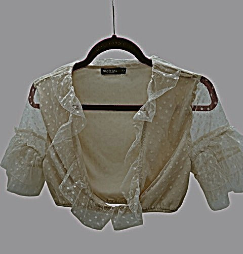 Sheer lace mesh polka dot - lace,