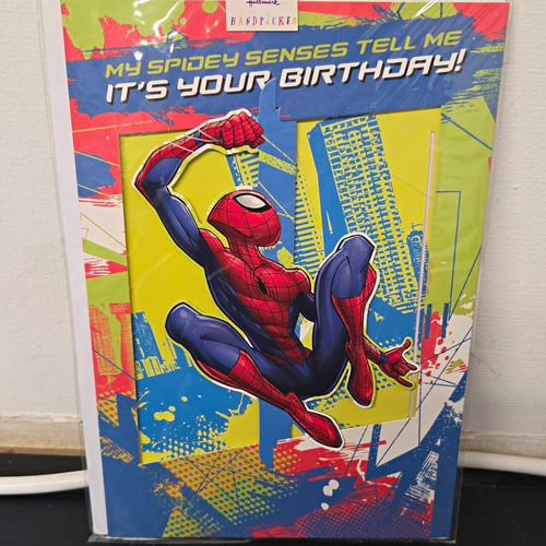 Hallmark spider man birthday - spider-man,