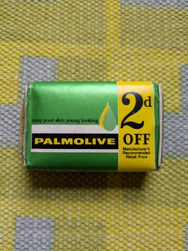 Vintage palmolive soap bar - soap,