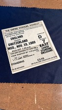England v Switzerland 1980 Old