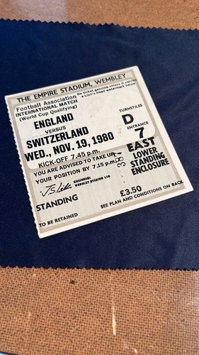 England switzerland 1980 - v,