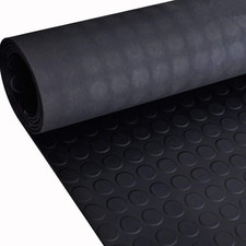 Coin Rubber Roll Flooring | 3mm Thick | 1m Wide | Up to 15m Length