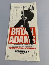 Bryan Adams Concert Ticket -