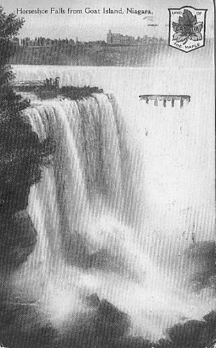 Old postcard horseshoe falls - postcard,