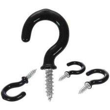 19mm 25mm BLACK SMALL Screw In