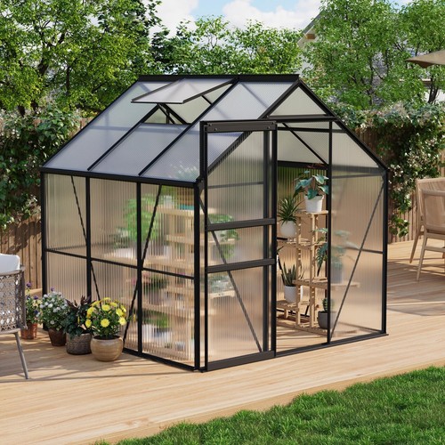 6x6ft polycarbonate walk - polycarbonate, walk-in
