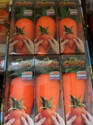 Squishy giant carrot tactile - giant,