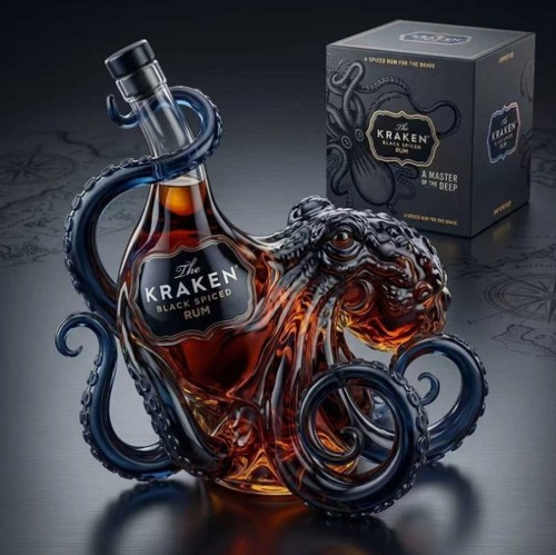 The kraken black spiced rum - kraken,
