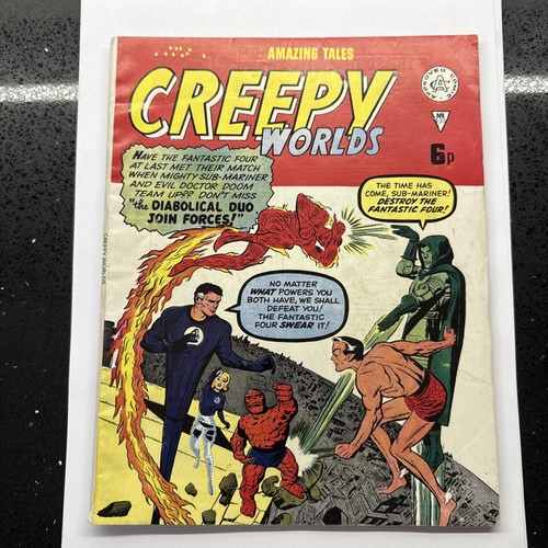Marvel comics creepy worlds - marvel,