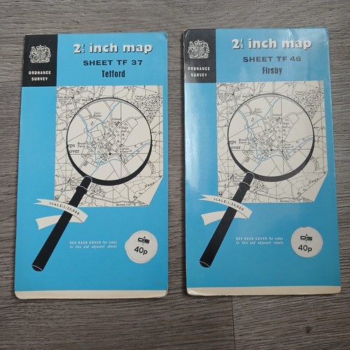 Vintage ordnance survey maps - vintage,