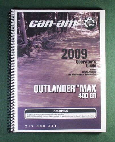 2009 can outlander max 400 - can-am,