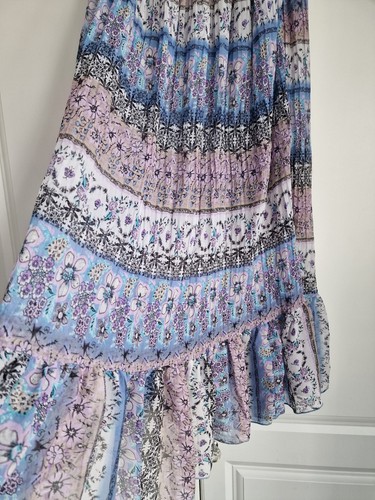 Boho patchwork floral print - boho,