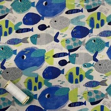 LAMINATED COTTON FABRIC by Katia Fabrics* Two Designs * WaterProof * Raincoat...