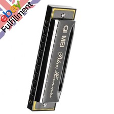 Mini 10 Hole Key of C Blues Harmonica French Harp Mouth Organ Phosphor Bronze a