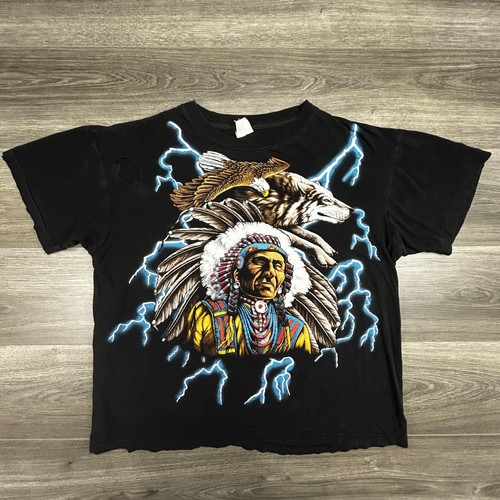 Vintage american thunder shirt - thunder,