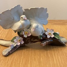 Capodimonte Porcelain  Doves