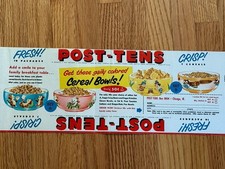 1957 KELLOGG'S Post Tens Box