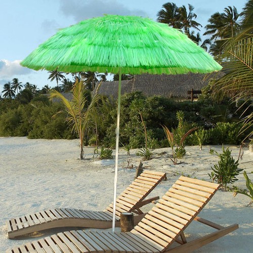 Hawaiian parasol beach garden - hawaiian,