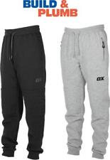 OX Fleece Mens Jogging Bottom Work Pants | Ultimate Comfort Fit | Black or Grey