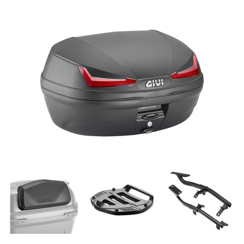Givi e455 simply black red - iv,