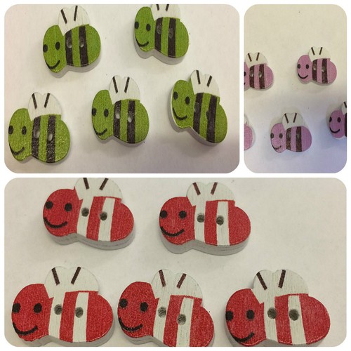Bumble bee buttons different - bumble,