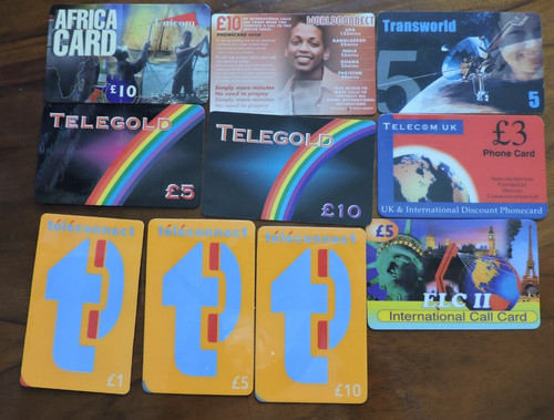 Assorted phonecards - assorted,
