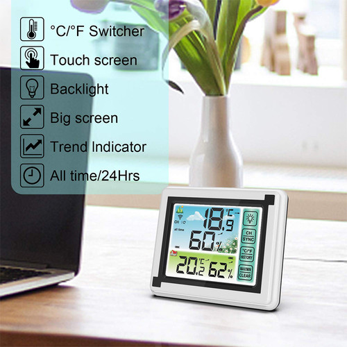 Lcd digital weather station - digital,