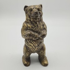 Vintage brass money saving box - brass,