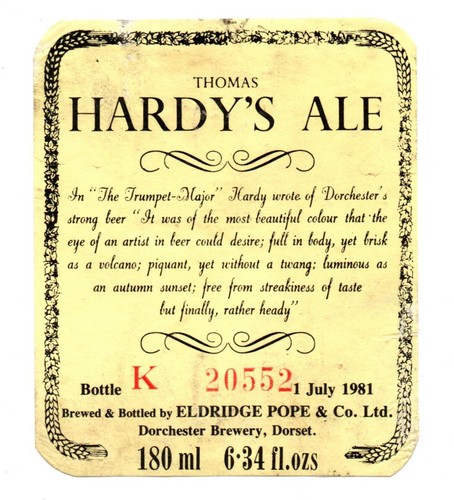 England beer label - -,
