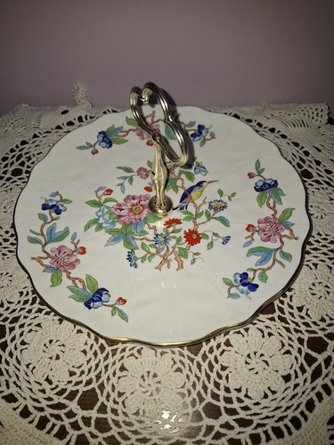 Aynsley cake plate - cake,