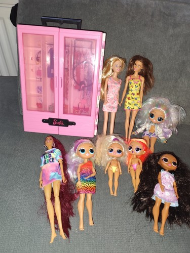 Barbie closet set with - closet,