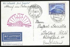 GERMANY 1931 ZEPPELIN POLAR