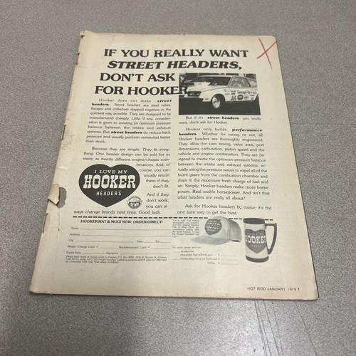 Hot rod magazine 1979 - rod, january