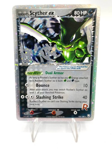 Pokemon rocket scyther - rocket's, ex