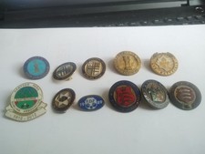 SMALL LOT OF 12 VINTAGE BOWLING BADGES , SEE LIST BELOW