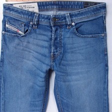 Mens Diesel LARKEE 009EI Stretch Straight Blue Jeans W32 L32