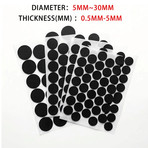 Round rubber feet pad self - round,