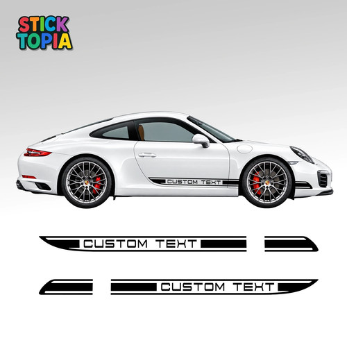 Porsche 911 991 side stripe - 911,