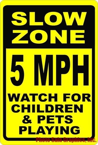 Slow zone mph - mph, watch