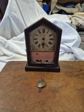 decorative antique American mantle bracket clock