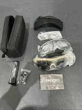 Bloc Bolt Ballistic Tactical Shooting Glasses 3 Lenses. New Boxed